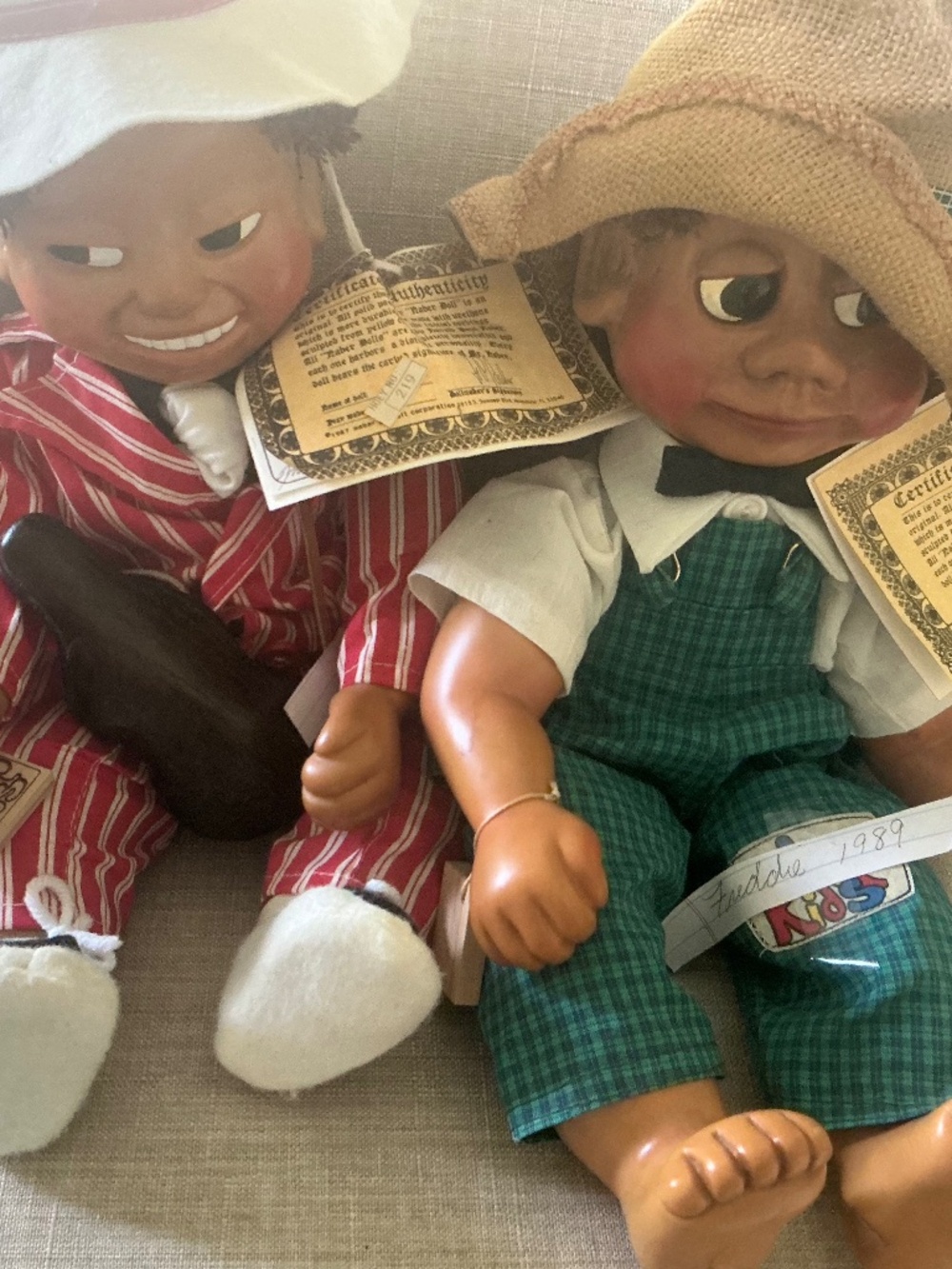 2- Naber 18 inch handmade babies!